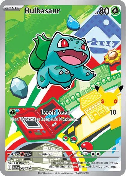 Bulbasaur (Illustration Promo) · Mega Evolution Promo